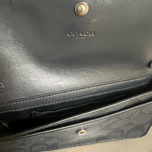 Coach Navy Blue and White Women's Bag - Picture 3 of 3